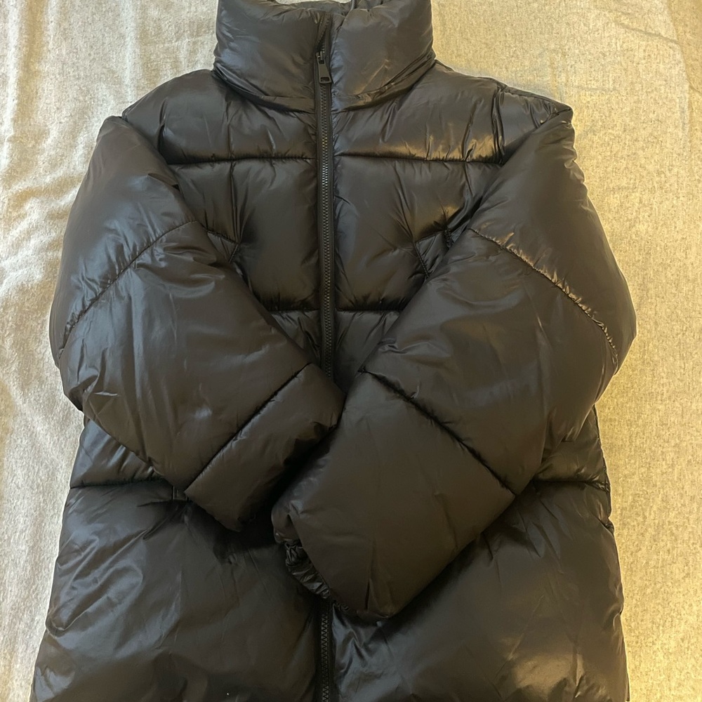 Black Winter Puffer Jacket